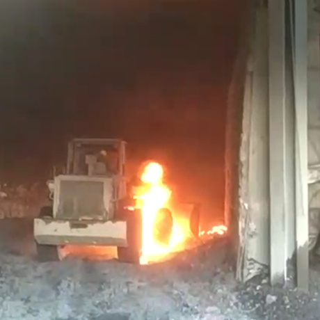  customized fire-resistant solid tires application