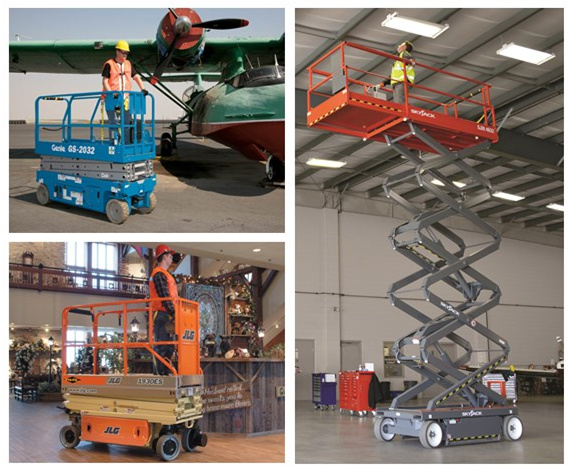 scissor lift non marking tires application