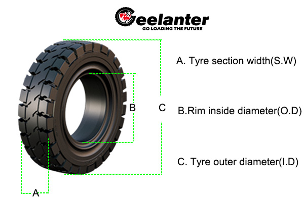 solid forklift tyre tips