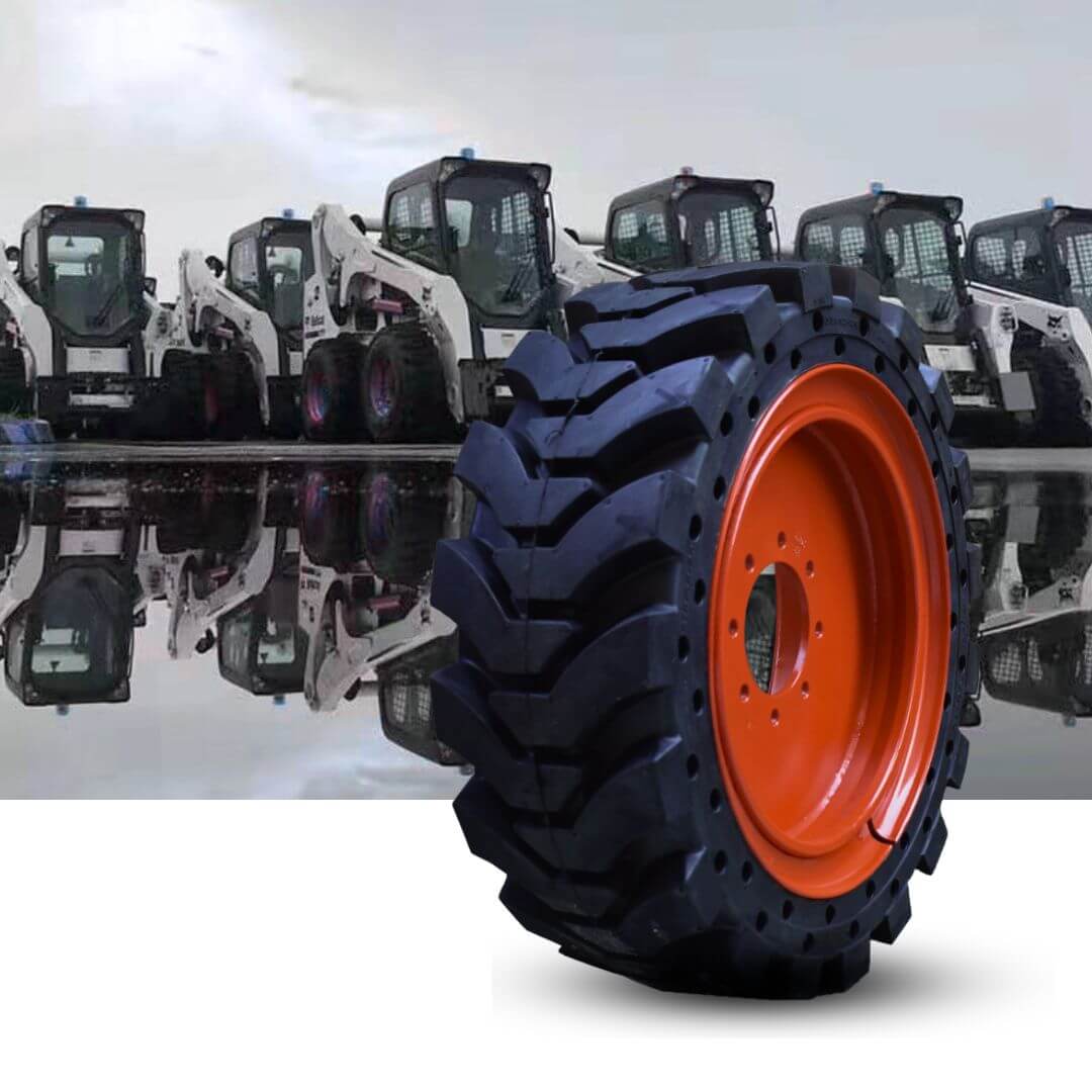 33×12-20 solid skid steer tire2