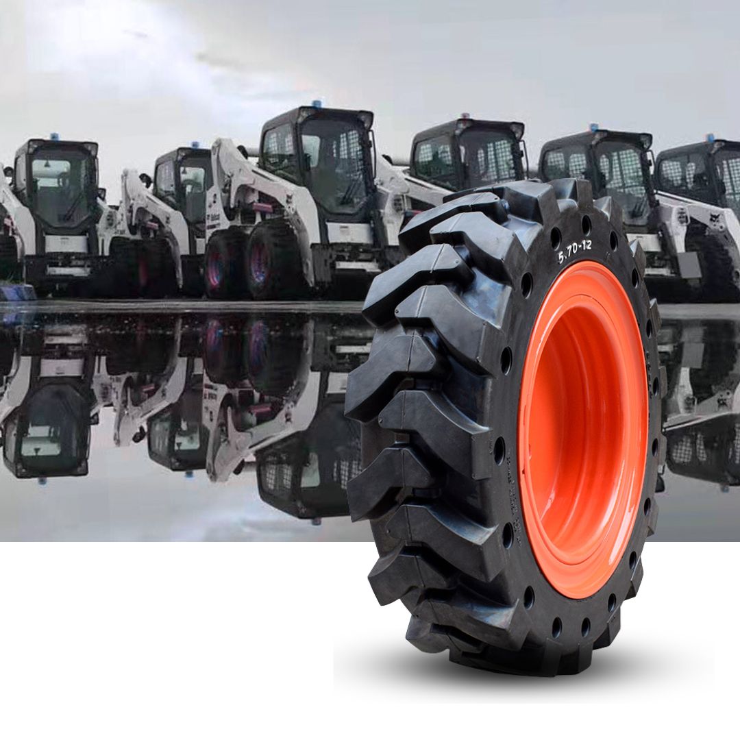 5.70-12 solid skid steer tire