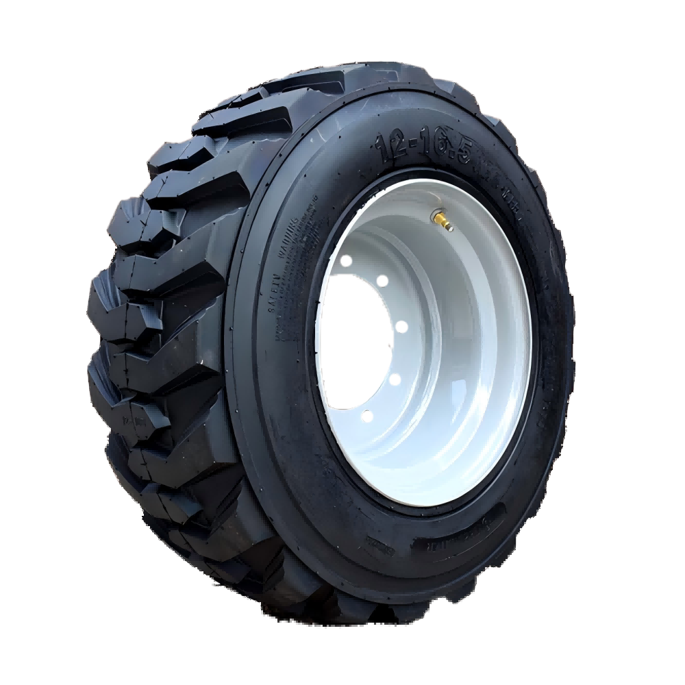 12-16.5 Skid Steer Tire | GCRT201 Tread | Flat-Proof Solid Tire
