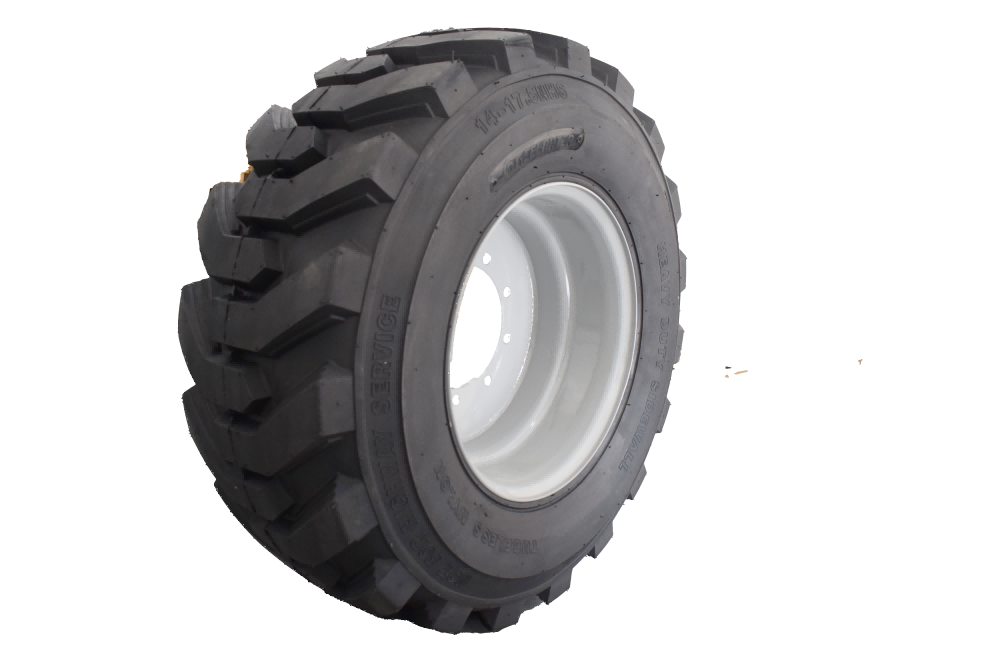 14-17.5 Foam Filled Tires | GCRT201 Tread | Heavy-Duty, Flat-Proof for Aerial Lifts