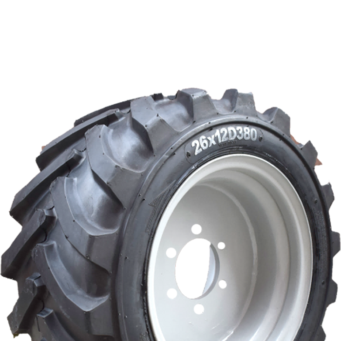 Pneus 26x12D380 GR1 com enchimento de espuma | Pneus à prova de furos para plataformas elevatórias