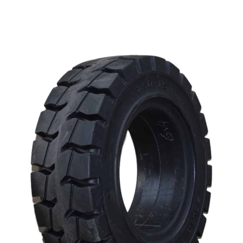 250-15 Solid Forklift Tires | High Flotation | Industrial