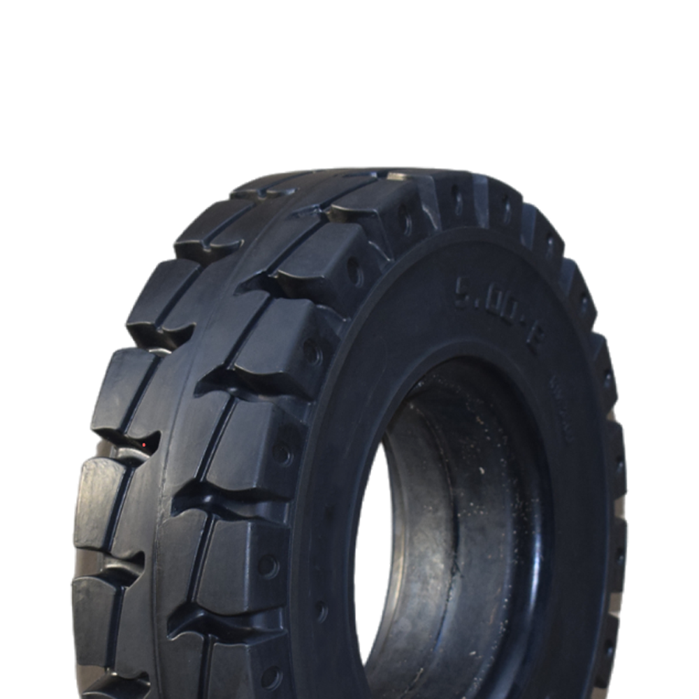 5.00-8 Solid Forklift Tires | Industrial Grade | Puncture-Proof